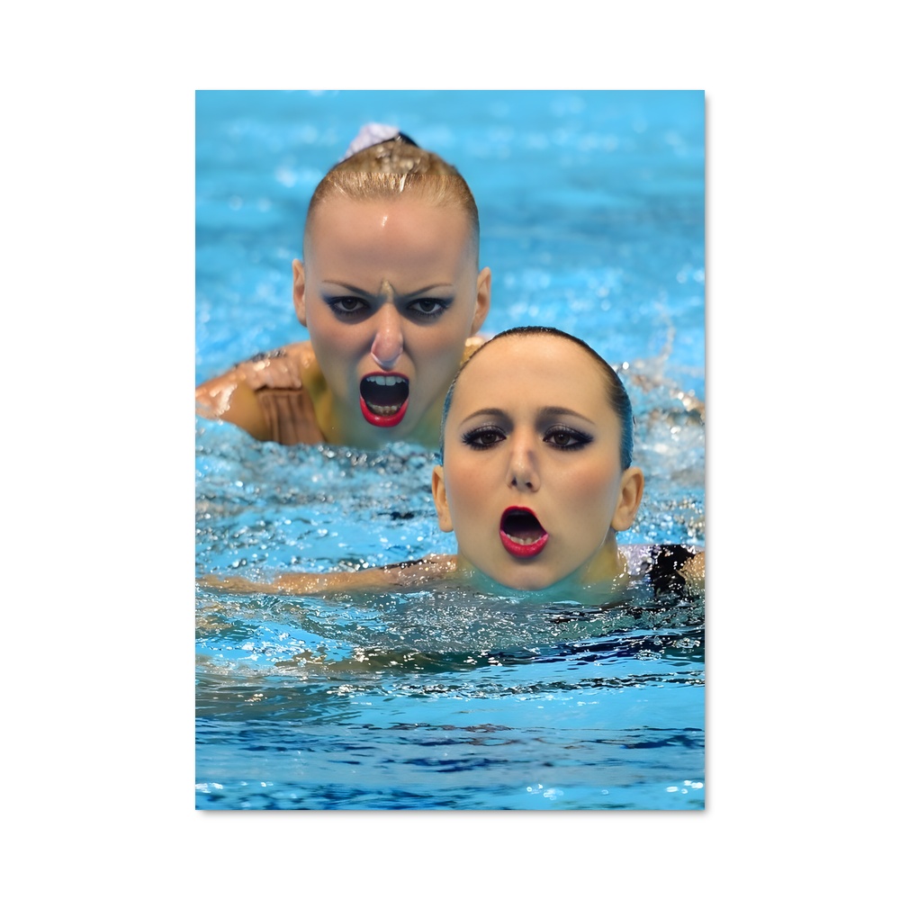 Poster Synchronized de perfection